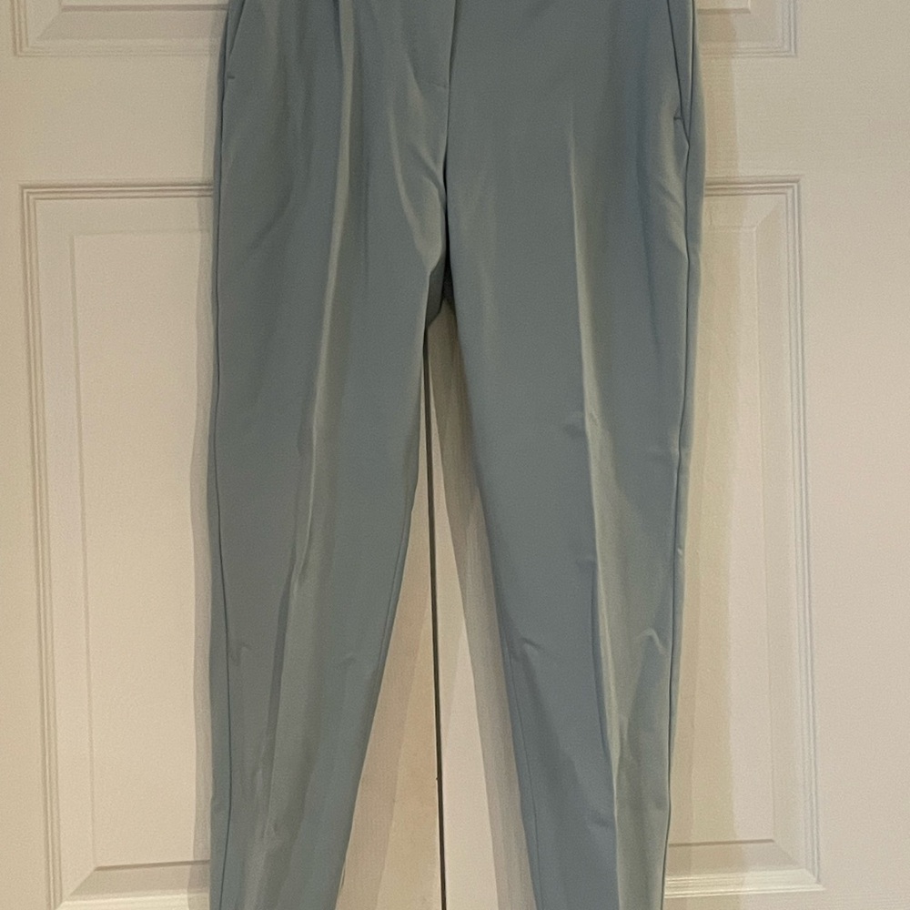 MaxMara Light Blue Cropped Pants